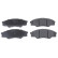 Brake Pad Set, disc brake ADT342180 Blue Print