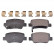 Brake Pad Set, disc brake ADT342183 Blue Print