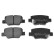Brake Pad Set, disc brake ADT342184 Blue Print