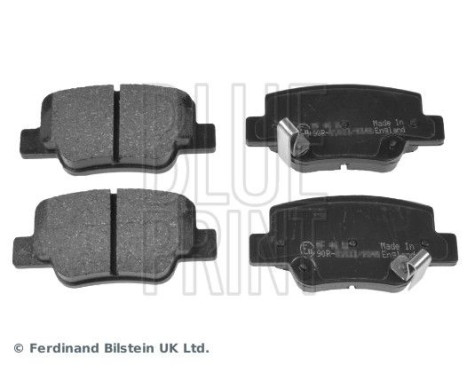 Brake Pad Set, disc brake ADT342184 Blue Print, Image 2