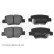 Brake Pad Set, disc brake ADT342184 Blue Print, Thumbnail 2