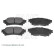 Brake Pad Set, disc brake ADT342186 Blue Print, Thumbnail 2