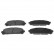 Brake Pad Set, disc brake ADT342190 Blue Print