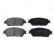 Brake Pad Set, disc brake ADT342193 Blue Print