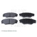 Brake Pad Set, disc brake ADT342195 Blue Print, Thumbnail 2