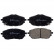 Brake Pad Set, disc brake ADT342198 Blue Print
