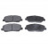 Brake Pad Set, disc brake ADT342199 Blue Print