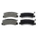 Brake Pad Set, disc brake ADT34220 Blue Print
