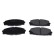 Brake Pad Set, disc brake ADT342200 Blue Print