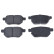Brake Pad Set, disc brake ADT342204 Blue Print