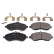 Brake Pad Set, disc brake ADT342206 Blue Print