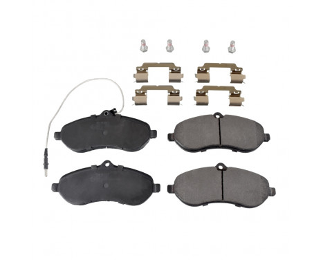 Brake Pad Set, disc brake ADT342207 Blue Print