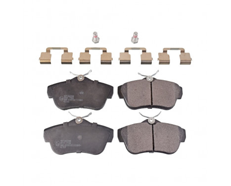 Brake Pad Set, disc brake ADT342208 Blue Print