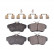 Brake Pad Set, disc brake ADT342208 Blue Print