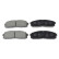Brake Pad Set, disc brake ADT34221 Blue Print
