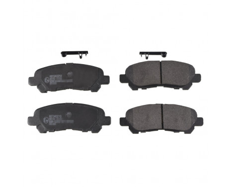 Brake Pad Set, disc brake ADT342210 Blue Print