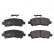 Brake Pad Set, disc brake ADT342210 Blue Print