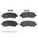 Brake Pad Set, disc brake ADT342210 Blue Print, Thumbnail 3