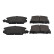 Brake Pad Set, disc brake ADT34222 Blue Print