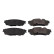 Brake Pad Set, disc brake ADT342220 Blue Print