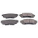 Brake Pad Set, disc brake ADT342227 Blue Print