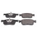 Brake Pad Set, disc brake ADT342230 Blue Print