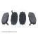 Brake Pad Set, disc brake ADT34225 Blue Print, Thumbnail 2