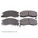 Brake Pad Set, disc brake ADT34227 Blue Print, Thumbnail 3