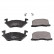 Brake Pad Set, disc brake ADT34231 Blue Print