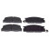 Brake Pad Set, disc brake ADT34234 Blue Print