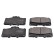 Brake Pad Set, disc brake ADT34248 Blue Print