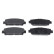 Brake Pad Set, disc brake ADT34253 Blue Print