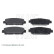 Brake Pad Set, disc brake ADT34253 Blue Print, Thumbnail 2