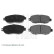 Brake Pad Set, disc brake ADT34255 Blue Print, Thumbnail 2