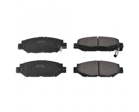 Brake Pad Set, disc brake ADT34263 Blue Print