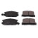 Brake Pad Set, disc brake ADT34282 Blue Print