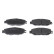 Brake Pad Set, disc brake ADT34286 Blue Print