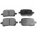 Brake Pad Set, disc brake ADT34290 Blue Print