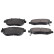 Brake Pad Set, disc brake ADT34291 Blue Print