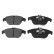 Brake Pad Set, disc brake ADU174204 Blue Print
