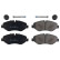 Brake Pad Set, disc brake ADU174212 Blue Print