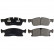 Brake Pad Set, disc brake ADU174215 Blue Print