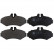 Brake Pad Set, disc brake ADU174225 Blue Print