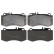 Brake Pad Set, disc brake ADU174232 Blue Print