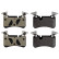 Brake Pad Set, disc brake ADU174235 Blue Print