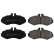 Brake Pad Set, disc brake ADU174238 Blue Print