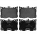 Brake Pad Set, disc brake ADU174241 Blue Print