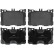 Brake Pad Set, disc brake ADU174241 Blue Print, Thumbnail 3