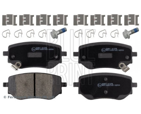 Brake Pad Set, disc brake ADU174242 Blue Print, Image 3