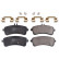 Brake Pad Set, disc brake ADU174243 Blue Print